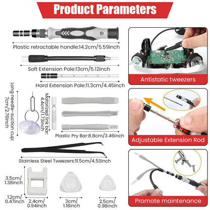 Electronic Repair Magnetic Precision Screwdriver Set