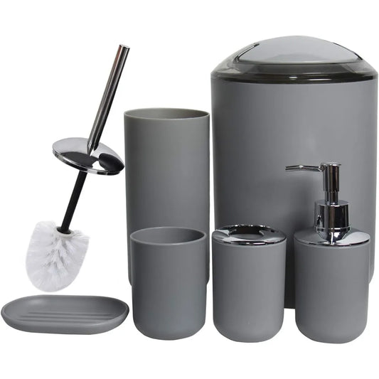 Bathroom Accessories Set Includes Soap Dispenser & Dish