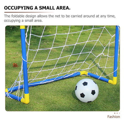 Outdoor Mini Soccer Goal Small Soccer Door Folding Football Goal Portable Kids Toy Football Sport For Indoors Outdoors Team Game